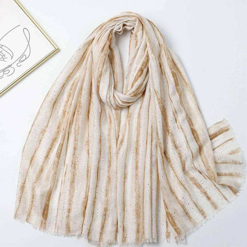 2025 Fashion Print Cotton Linen Scarf