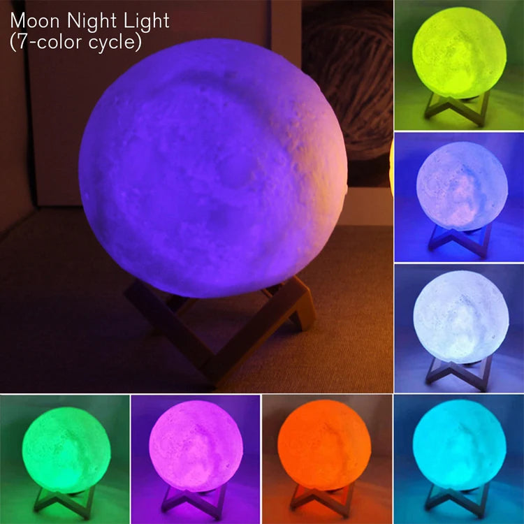 LED Moon Night Light