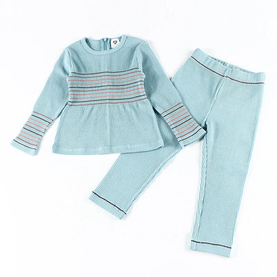 Kids' Ribbed Cotton Outfit