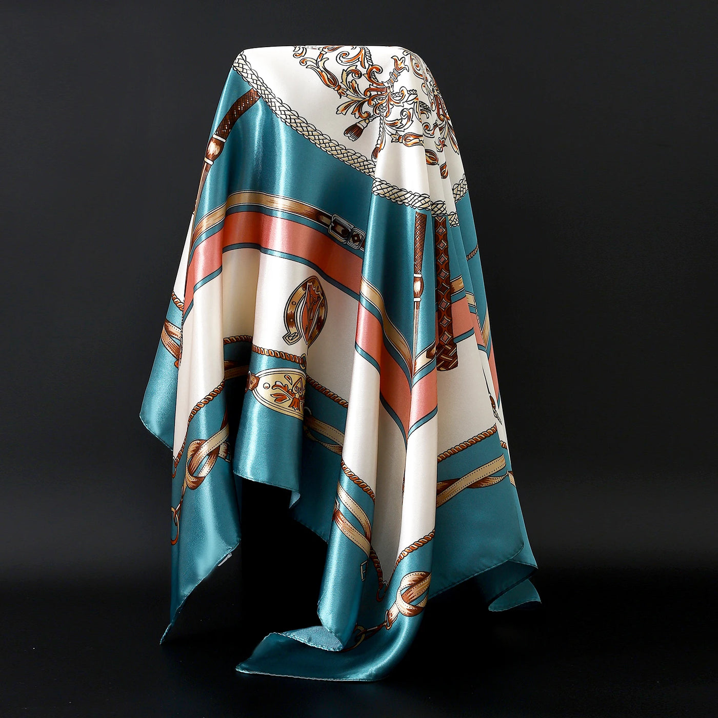 90x90cm Women’s Silk-Feel Scarf