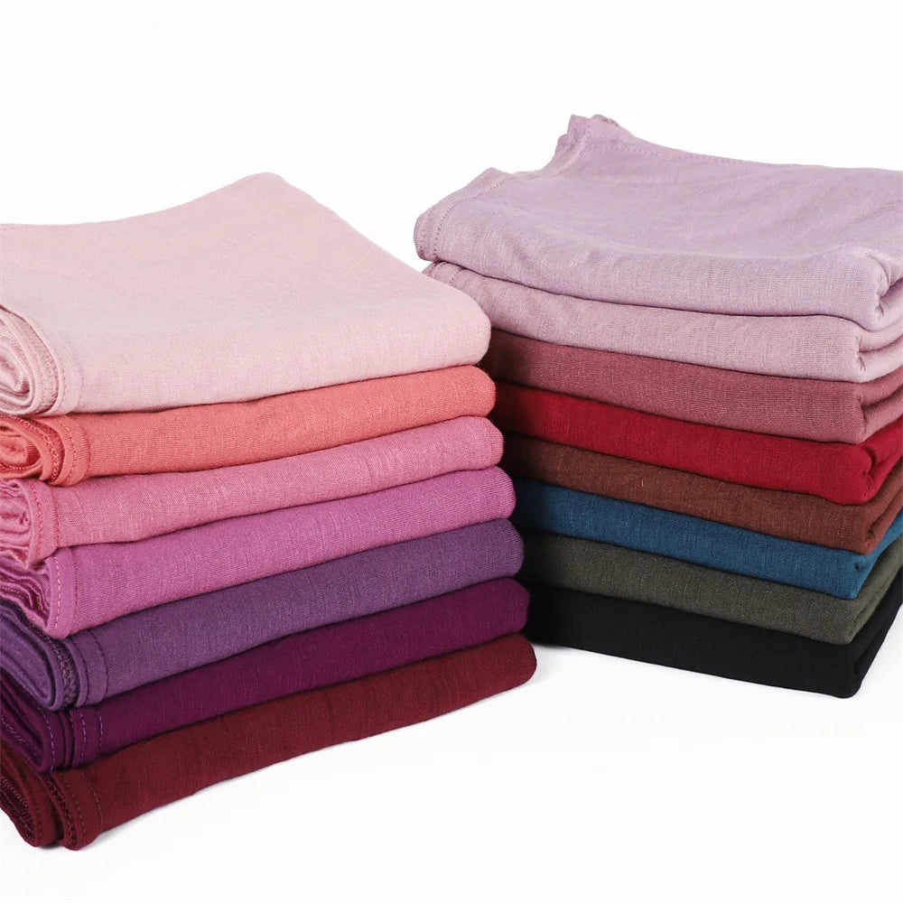 170X70cm Modal Cotton Jersey Hijabs For Woman