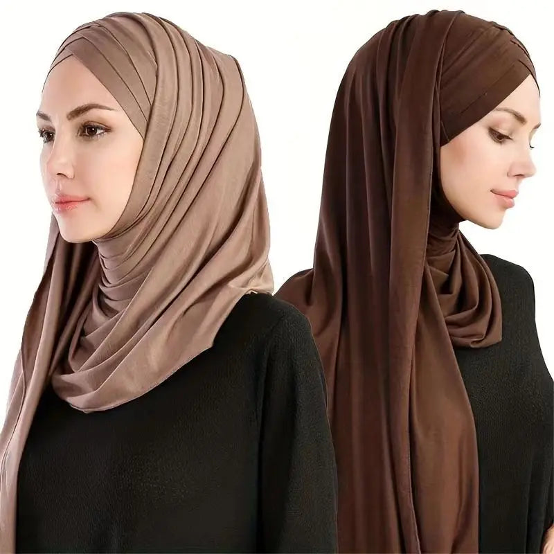 Instant Hijab - Cotton Jersey Scarf