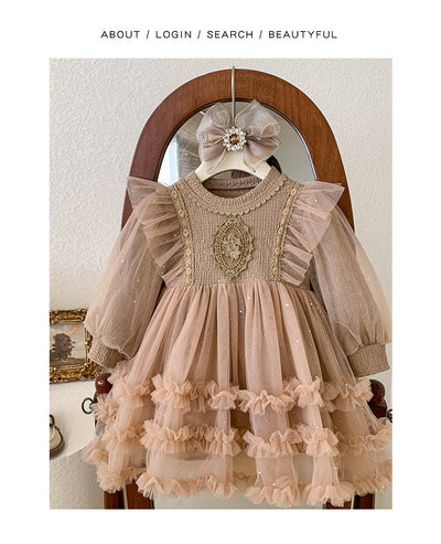 Korean Mesh Dress for Toddlers