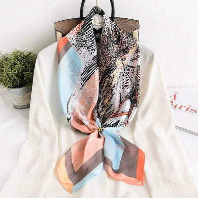 90x90cm Women’s Silk-Feel Scarf