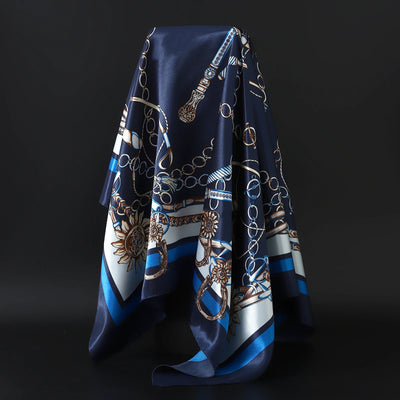 90x90cm Women’s Silk-Feel Scarf