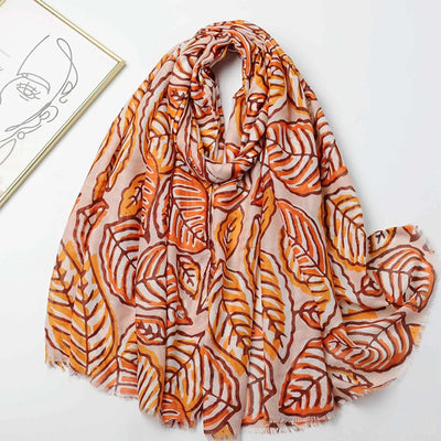 2025 Fashion Print Cotton Linen Scarf