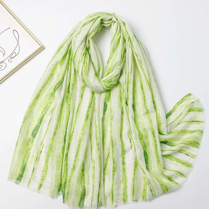 2025 Fashion Print Cotton Linen Scarf