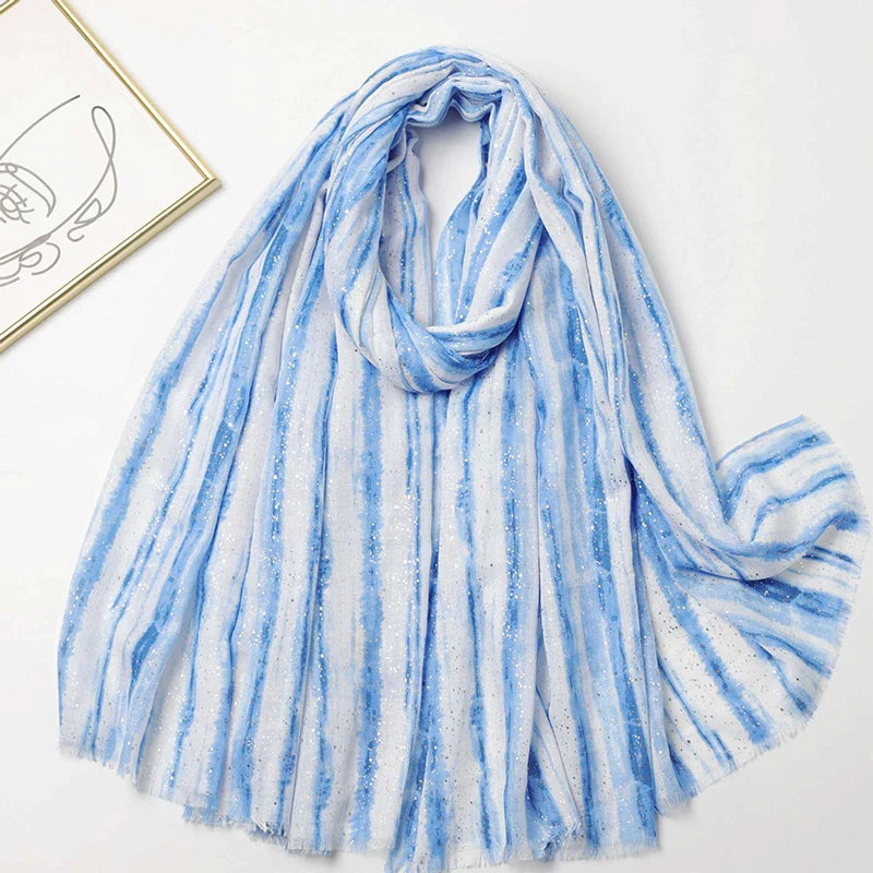 2025 Fashion Print Cotton Linen Scarf