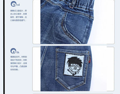 3-12 Years Spring Autumn Boys Jeans