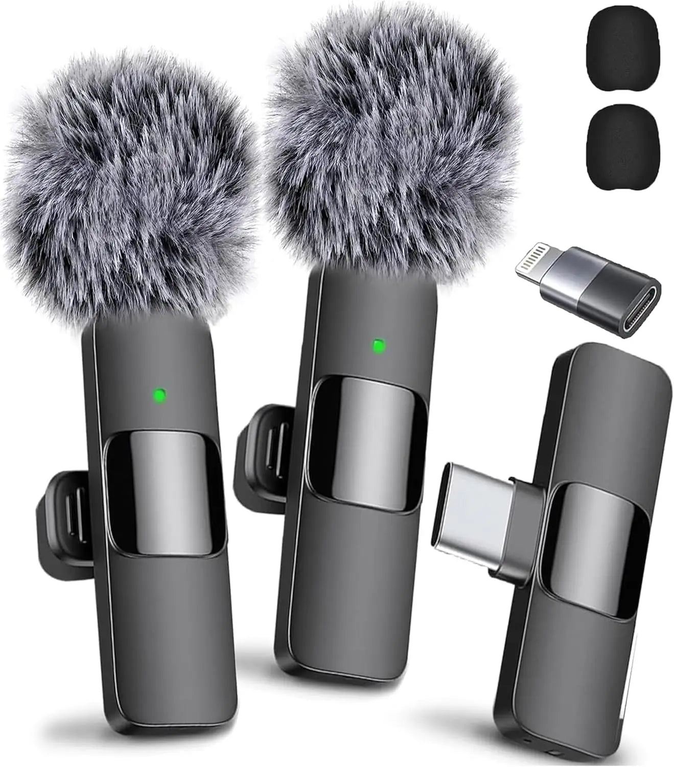 Professional Wireless Lavalier Microphone, Level up your content with our Lavalier Mic today!