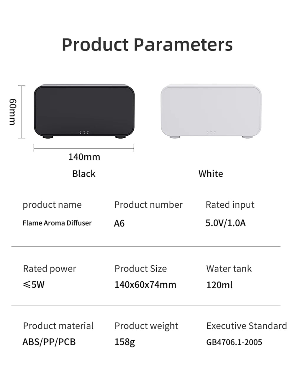 Air Aroma Humidifier With LED Light