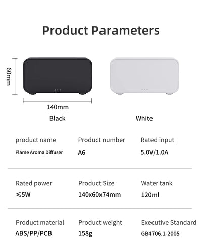 Air Aroma Humidifier With LED Light