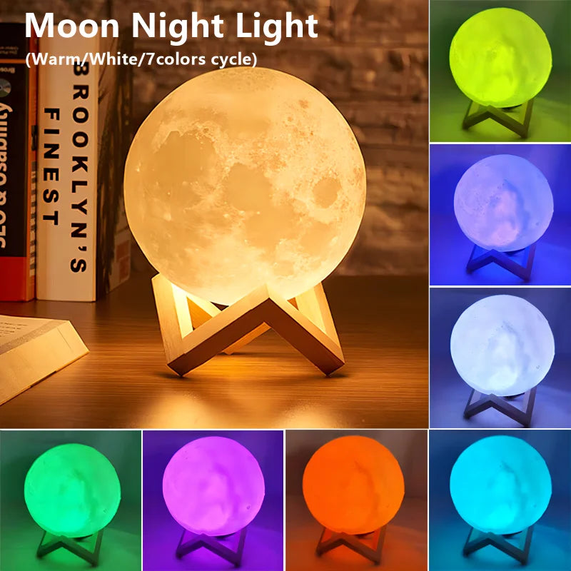 LED Moon Night Light