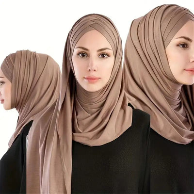 Instant Hijab - Cotton Jersey Scarf