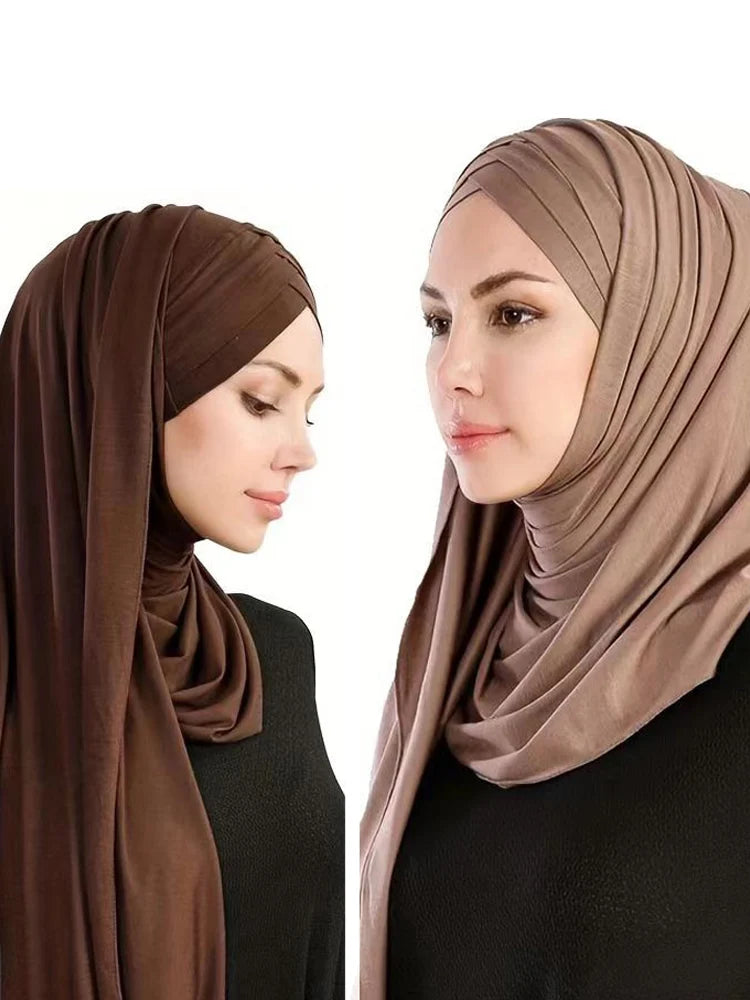 Instant Hijab - Cotton Jersey Scarf