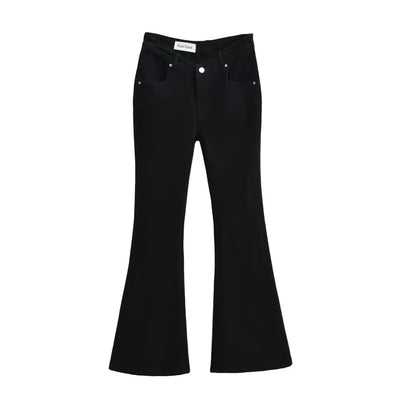 Fuli Washed Nostalgic Skinny Jeans For Women