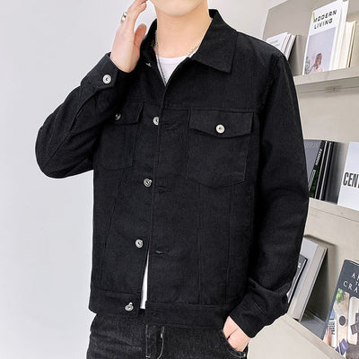 Corduroy Jacket Men's Spring Autumn And Winter Thickened