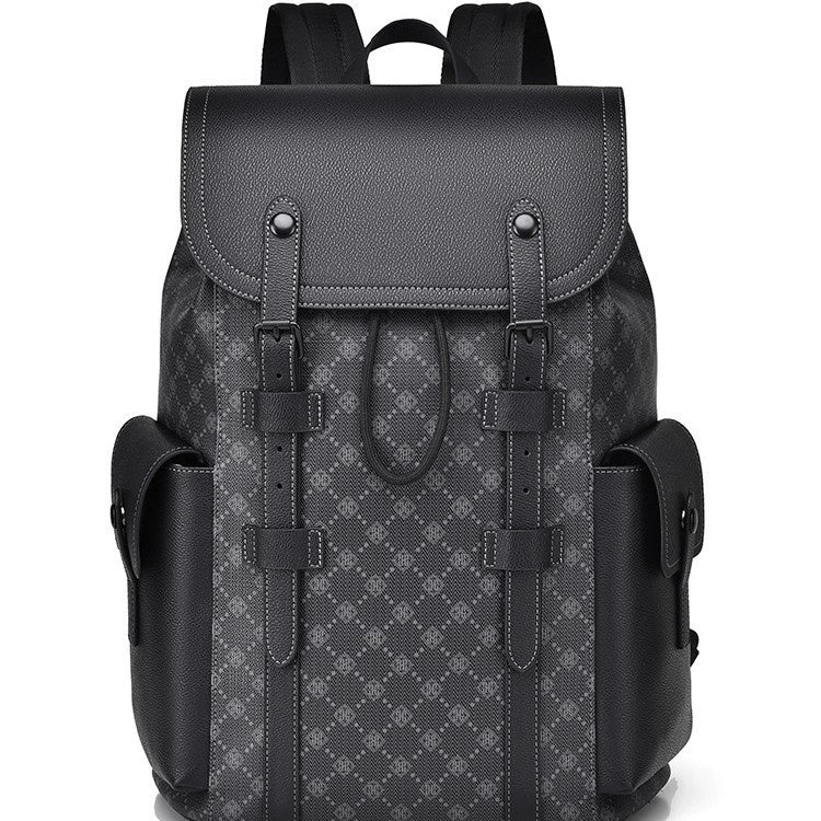 Curved Shoulder Strap New Men's Casual Business Travel Backpack