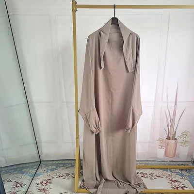 Ramadan Eid Hooded Abaya Women Prayer Garment